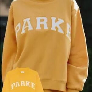 Parker Women's Yellow Crew Neck Sweater